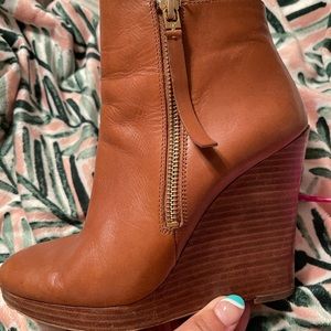 Michael kors wedge booties